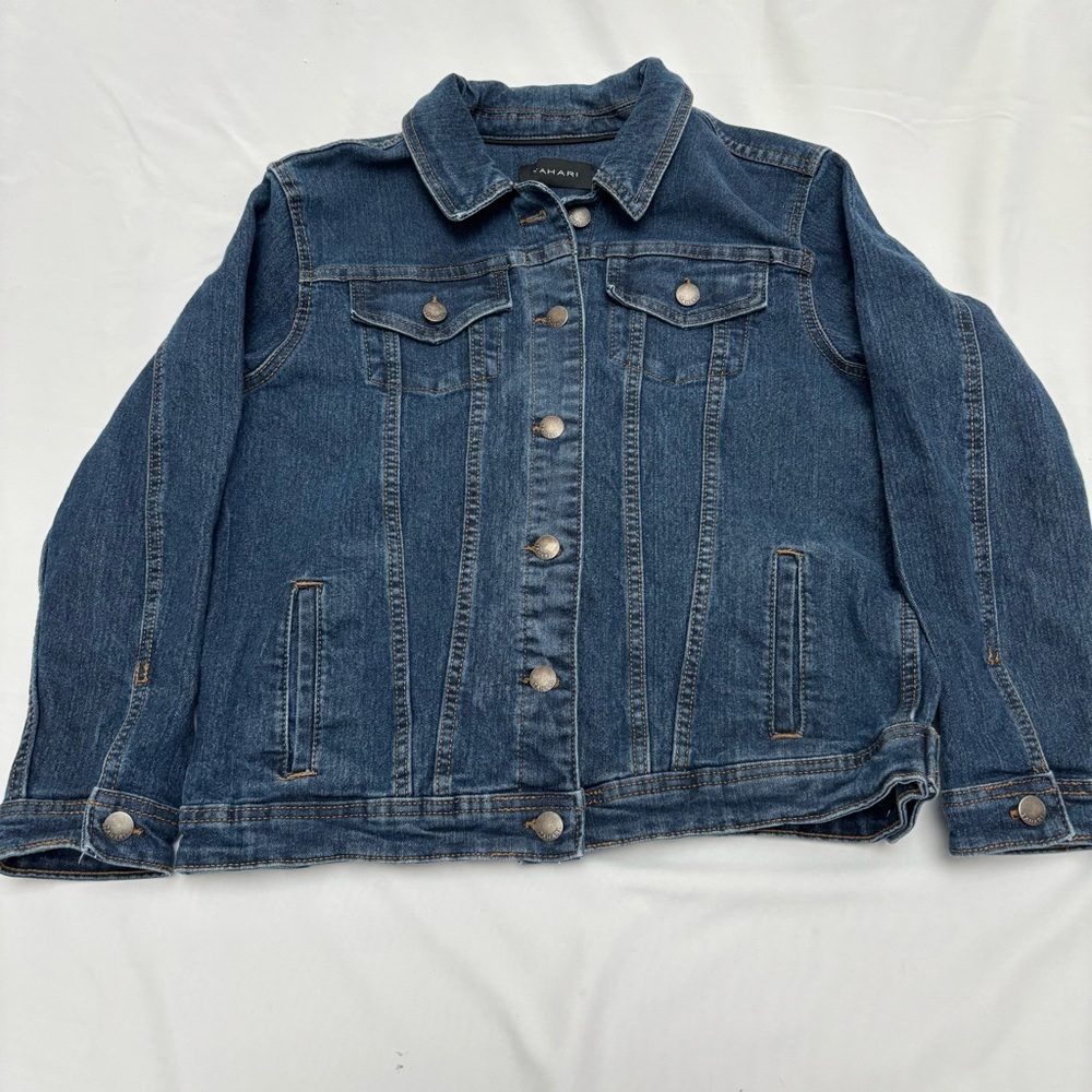 Tahari Blue Jean Jacket